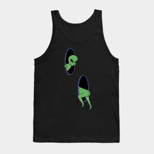 Alien space portal Tank Top